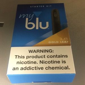 My Blu E cigarette starter kit